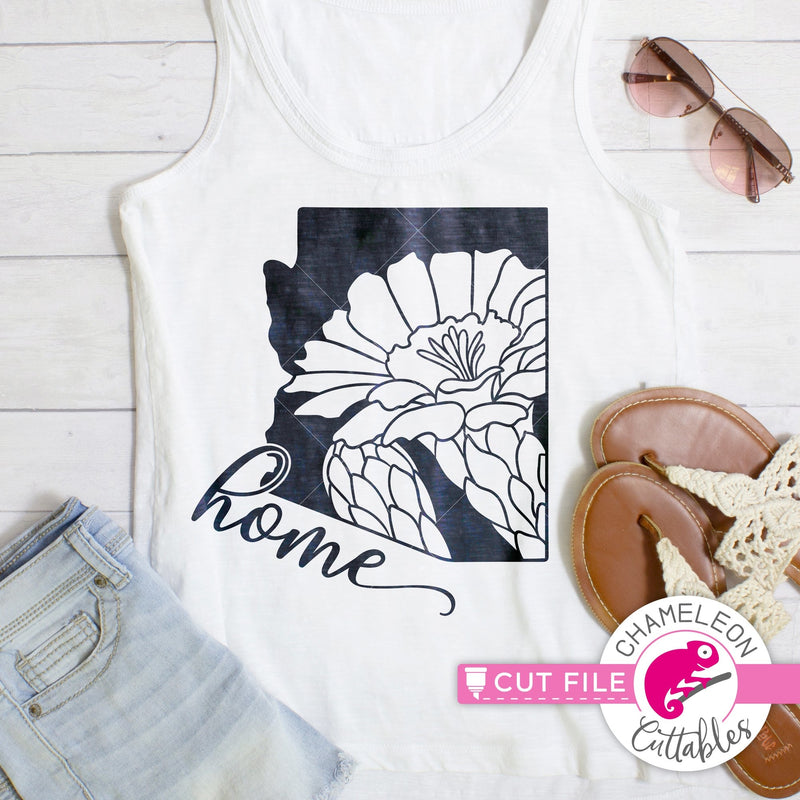 Home Arizona state flower saguaro blossom svg png dxf eps jpeg SVG DXF PNG Cutting File