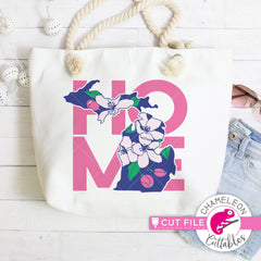 Home Michigan state flower apple blossom layered svg png dxf eps jpeg SVG DXF PNG Cutting File