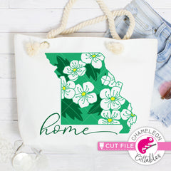 Home Missouri state flower hawthorn layered svg png dxf eps jpeg SVG DXF PNG Cutting File