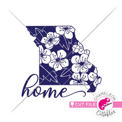 Home Missouri state flower hawthorn svg png dxf eps jpeg SVG DXF PNG Cutting File