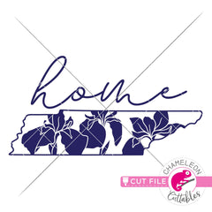 Home Tennessee state flower iris svg png dxf eps jpeg SVG DXF PNG Cutting File