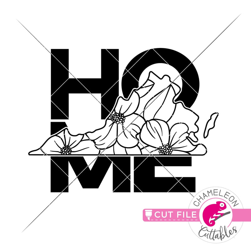 Home Virginia state flower dogwood square svg png dxf eps jpeg SVG DXF PNG Cutting File