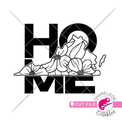 Home Virginia state flower dogwood square svg png dxf eps jpeg SVG DXF PNG Cutting File