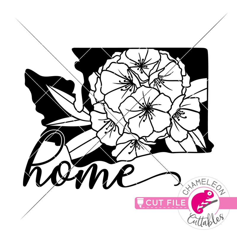 Home Washington state flower rhododendron svg png dxf eps jpeg SVG DXF PNG Cutting File