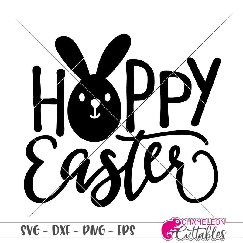 Hoppy Easter Svg Png Dxf Eps Svg Dxf Png Cutting File