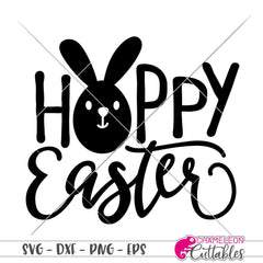 Hoppy Easter Svg Png Dxf Eps Svg Dxf Png Cutting File