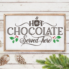 Hot Chocolate Served Here Svg Png Dxf Eps Svg Dxf Png Cutting File