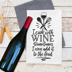 I Cook With Wine Sometimes I Even Add It To The Food Svg Png Dxf Eps Svg Dxf Png Cutting File