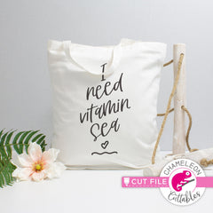 I need vitamin sea svg png dxf eps jpeg SVG DXF PNG Cutting File