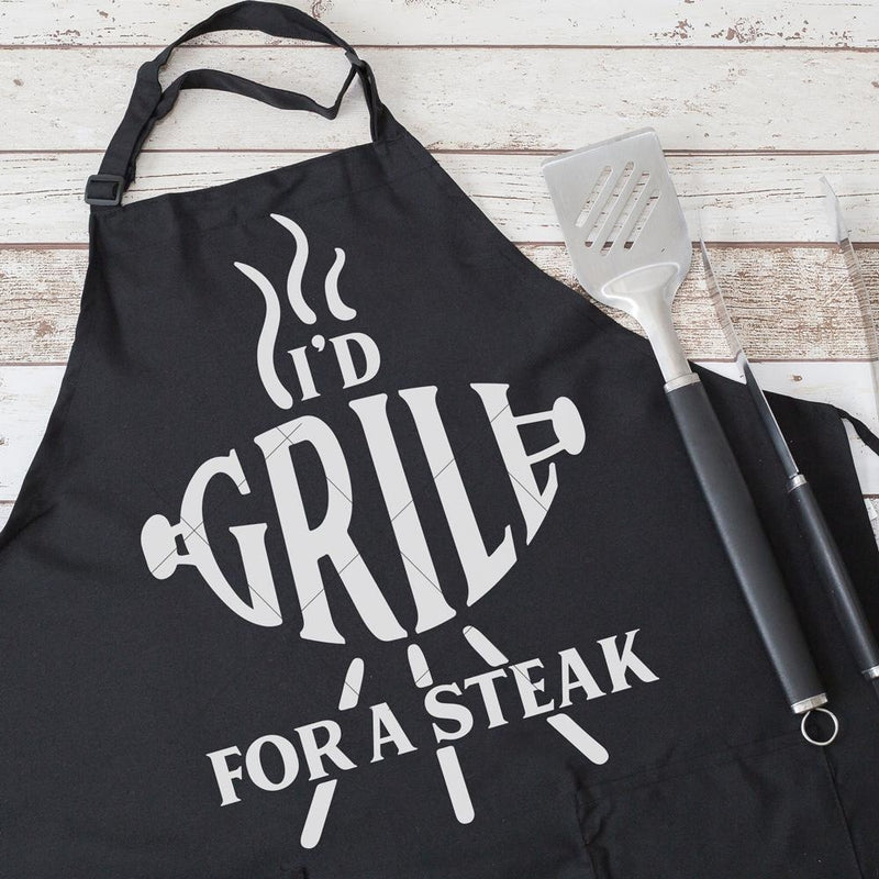 Id grill for a Steak svg png dxf eps SVG DXF PNG Cutting File