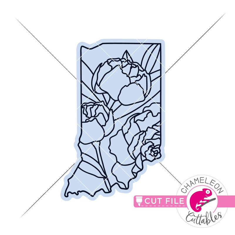 Indiana state flower SVG png dxf eps jpeg SVG DXF PNG Cutting File