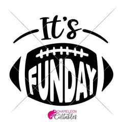 Its Football Funday Svg Png Dxf Eps Svg Dxf Png Cutting File