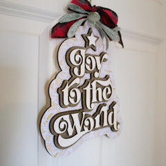 Joy to the world Christmas Sign and Ornament Bundle for Laser cutter svg dxf eps pdf SVG DXF PNG Cutting File