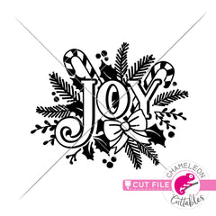Joy with Christmas items svg png dxf eps jpeg SVG DXF PNG Cutting File