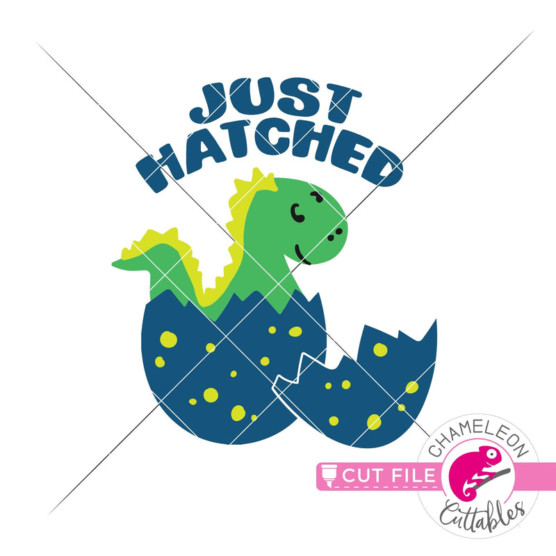 Just hatched baby dinosaur in egg newborn svg png dxf eps jpeg SVG DXF PNG Cutting File