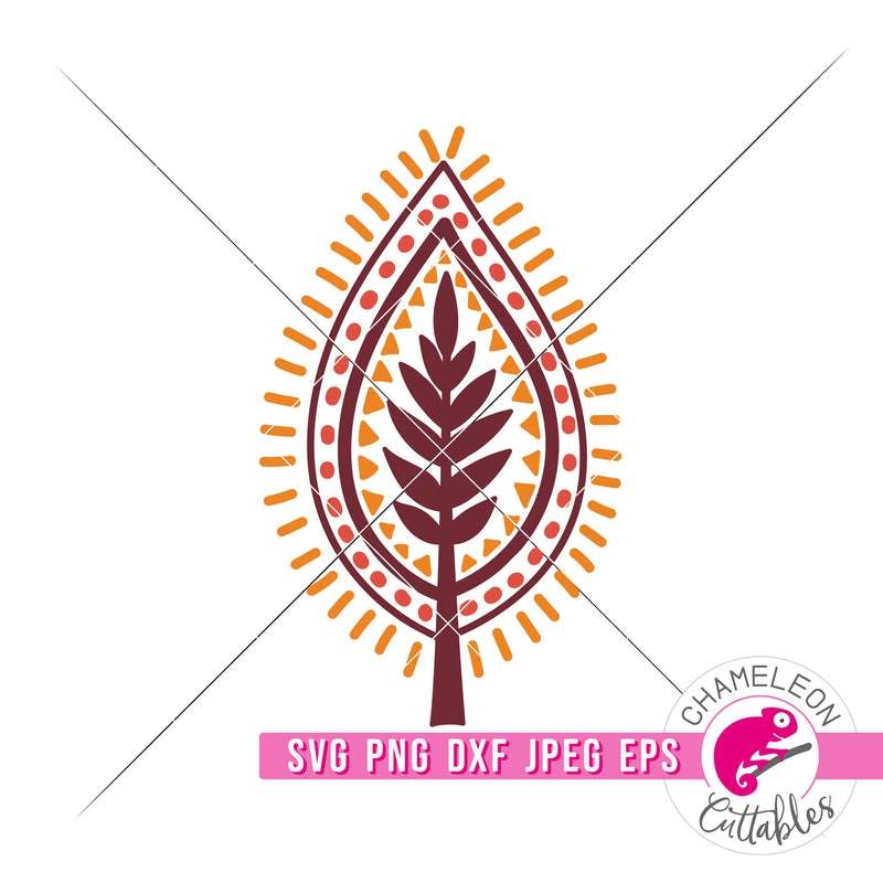 Fall Leaf Autumn Tree svg png dxf eps jpeg