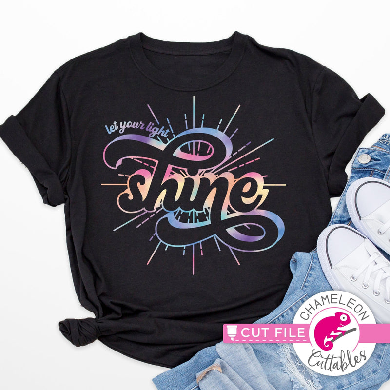 Let your light shine svg png dxf eps jpeg SVG DXF PNG Cutting File