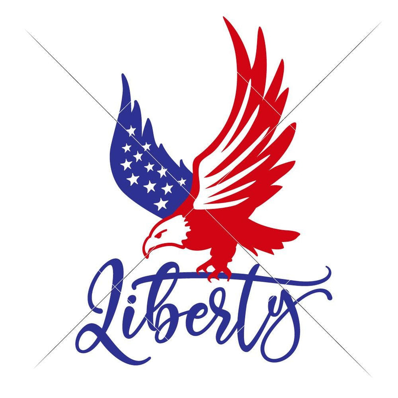 Liberty American Eagle Svg Png Dxf Eps Svg Dxf Png Cutting File