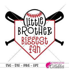 Little Brother biggest Fan svg png dxf eps SVG DXF PNG Cutting File