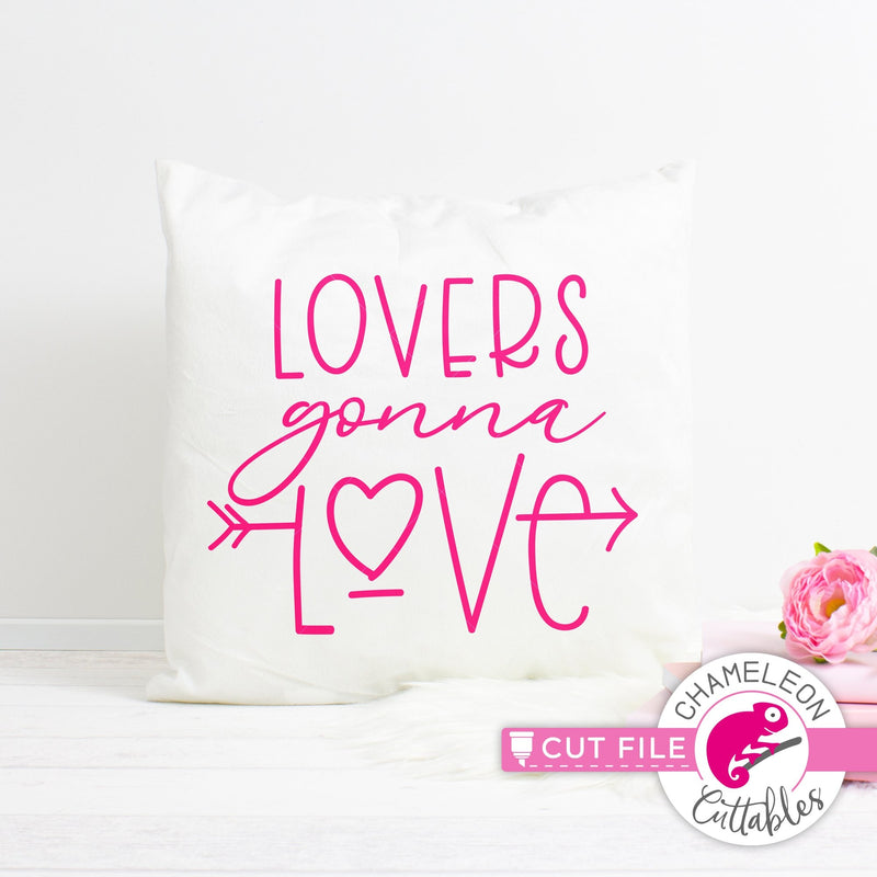 Lovers gonna love Valentines day svg png dxf eps jpeg SVG DXF PNG Cutting File