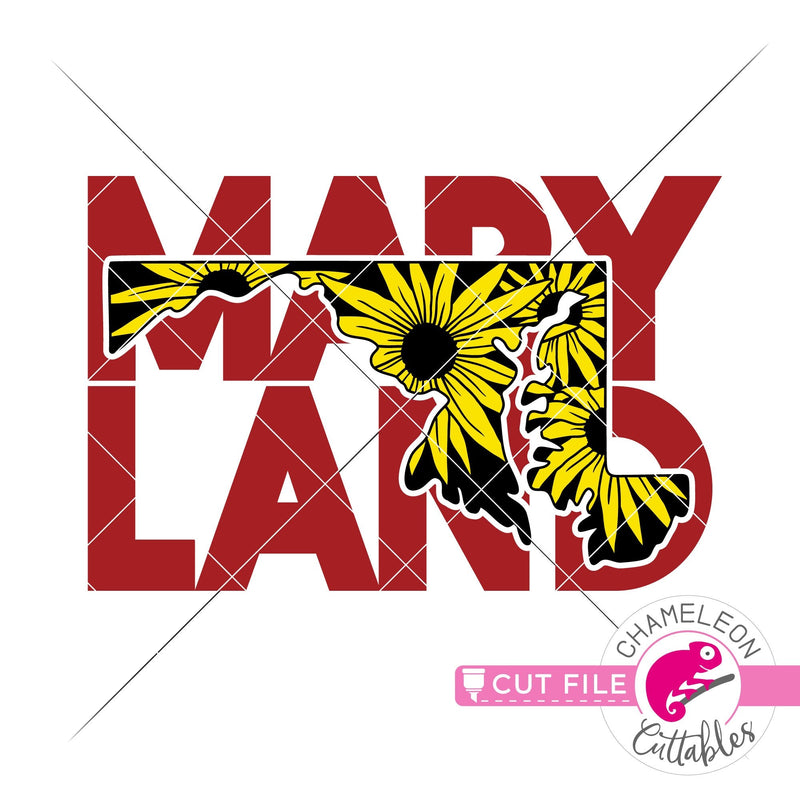 Maryland state flower black eyed Susan svg png dxf eps jpeg SVG DXF PNG Cutting File