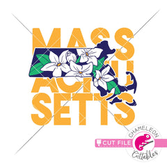 Massachusetts state flower mayflower square svg png dxf eps jpeg SVG DXF PNG Cutting File