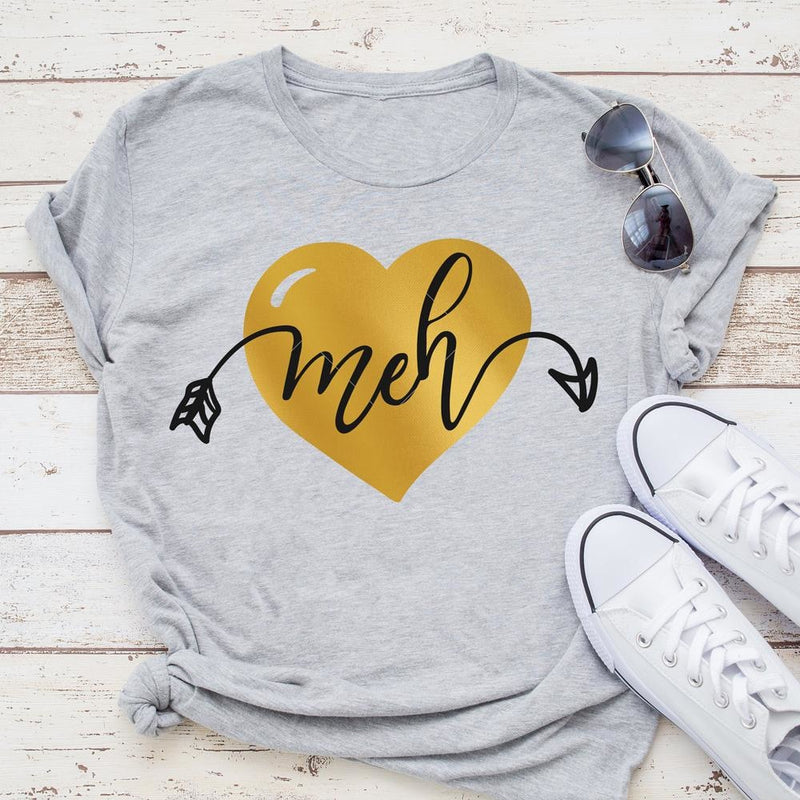 Meh Heart Layered Svg Png Dxf Eps Svg Dxf Png Cutting File