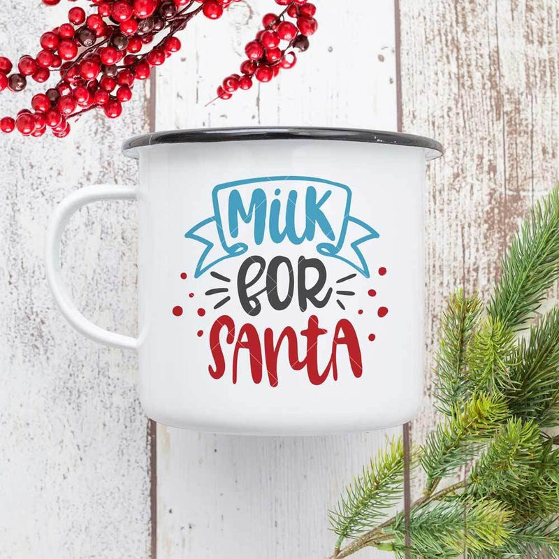 Milk For Santa Svg Png Dxf Eps Svg Dxf Png Cutting File