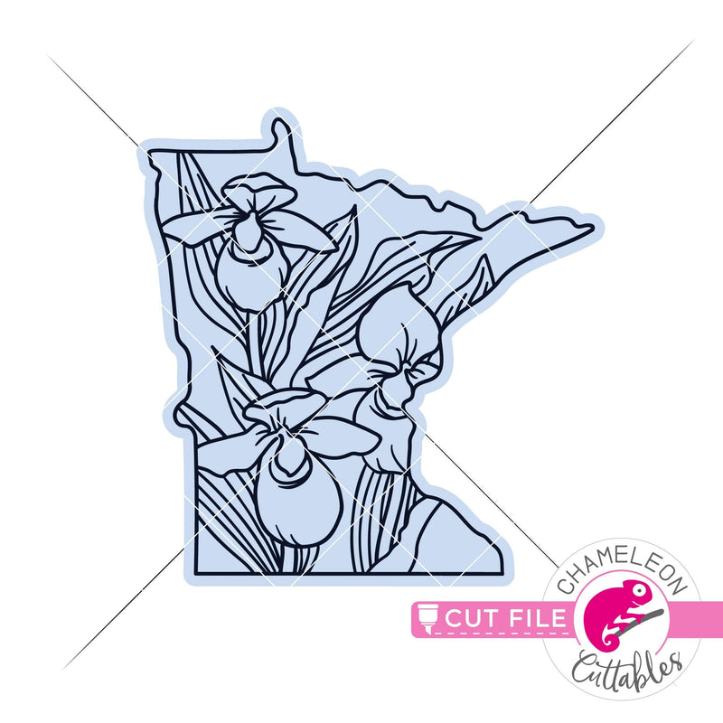 Minnesota state flower SVG png dxf eps jpeg SVG DXF PNG Cutting File
