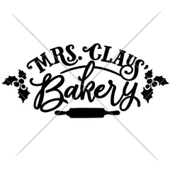 Mrs Claus Bakery Svg Png Dxf Eps Svg Dxf Png Cutting File
