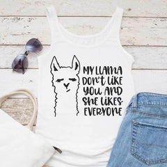 My Llama Dont Like You Svg Png Dxf Eps Svg Dxf Png Cutting File