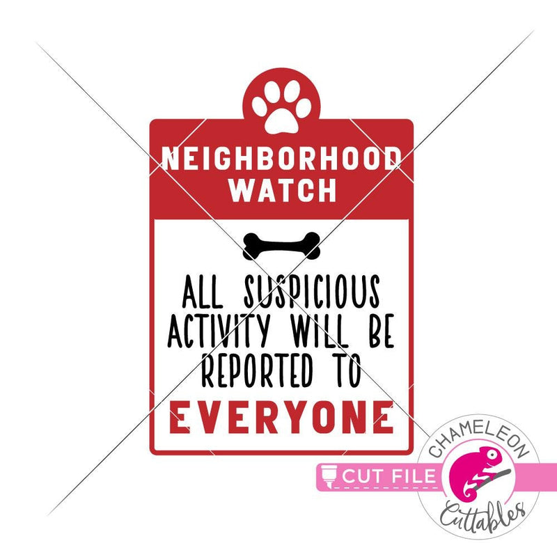 Neighborhood watch svg png dxf eps SVG DXF PNG Cutting File