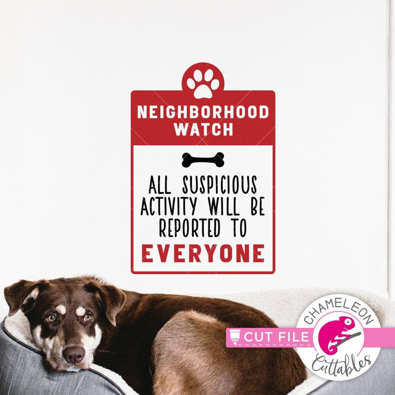 Neighborhood watch svg png dxf eps SVG DXF PNG Cutting File