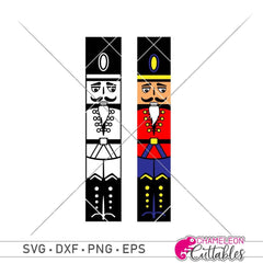Nutcracker vertical svg png dxf SVG DXF PNG Cutting File