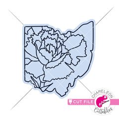 Ohio state flower SVG png dxf eps jpeg SVG DXF PNG Cutting File