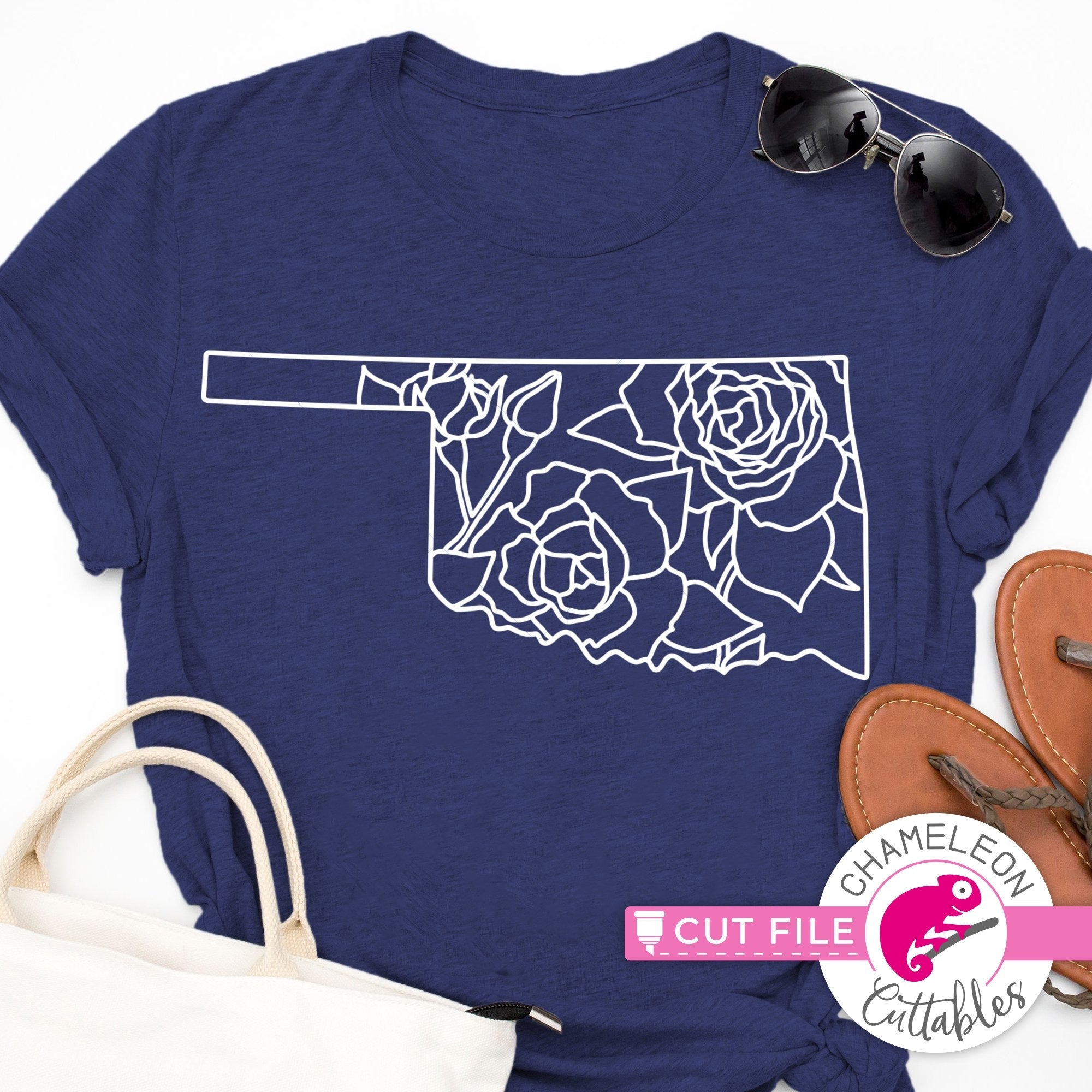 In a Field of Roses she is a Wildflower (2) svg png dxf eps Chameleon  Cuttables LLC
