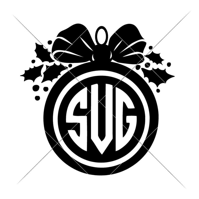 Ornament For Monogram Svg Png Dxf Eps Svg Dxf Png Cutting File