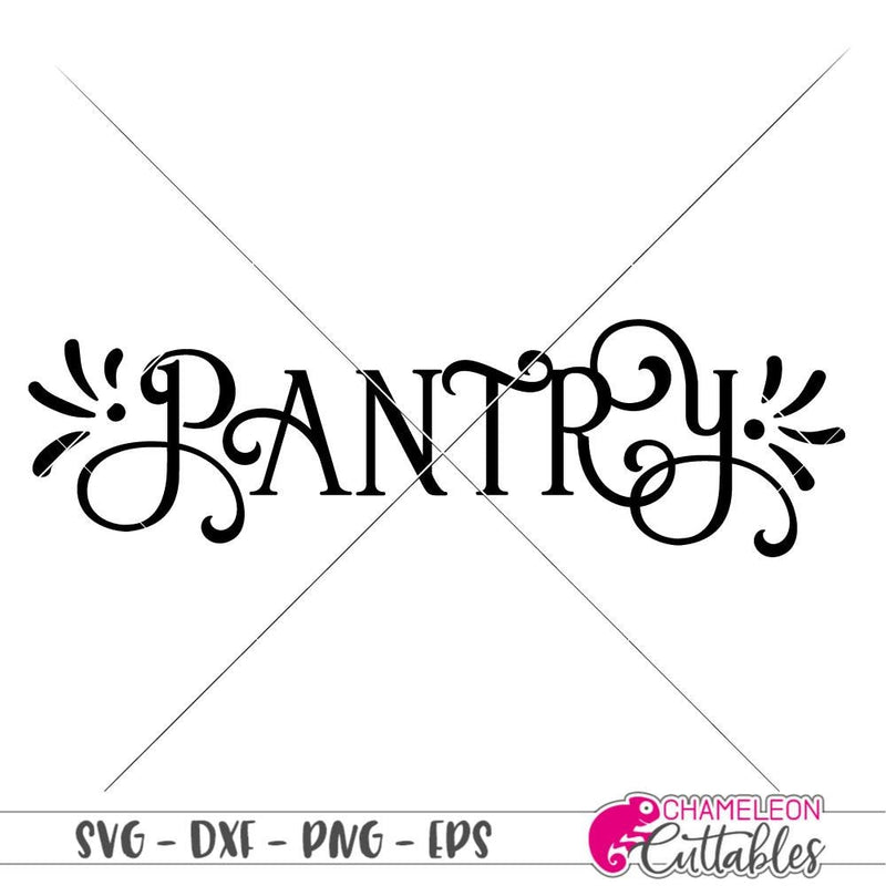 Pantry Vintage Farmhouse svg png dxf eps SVG DXF PNG Cutting File
