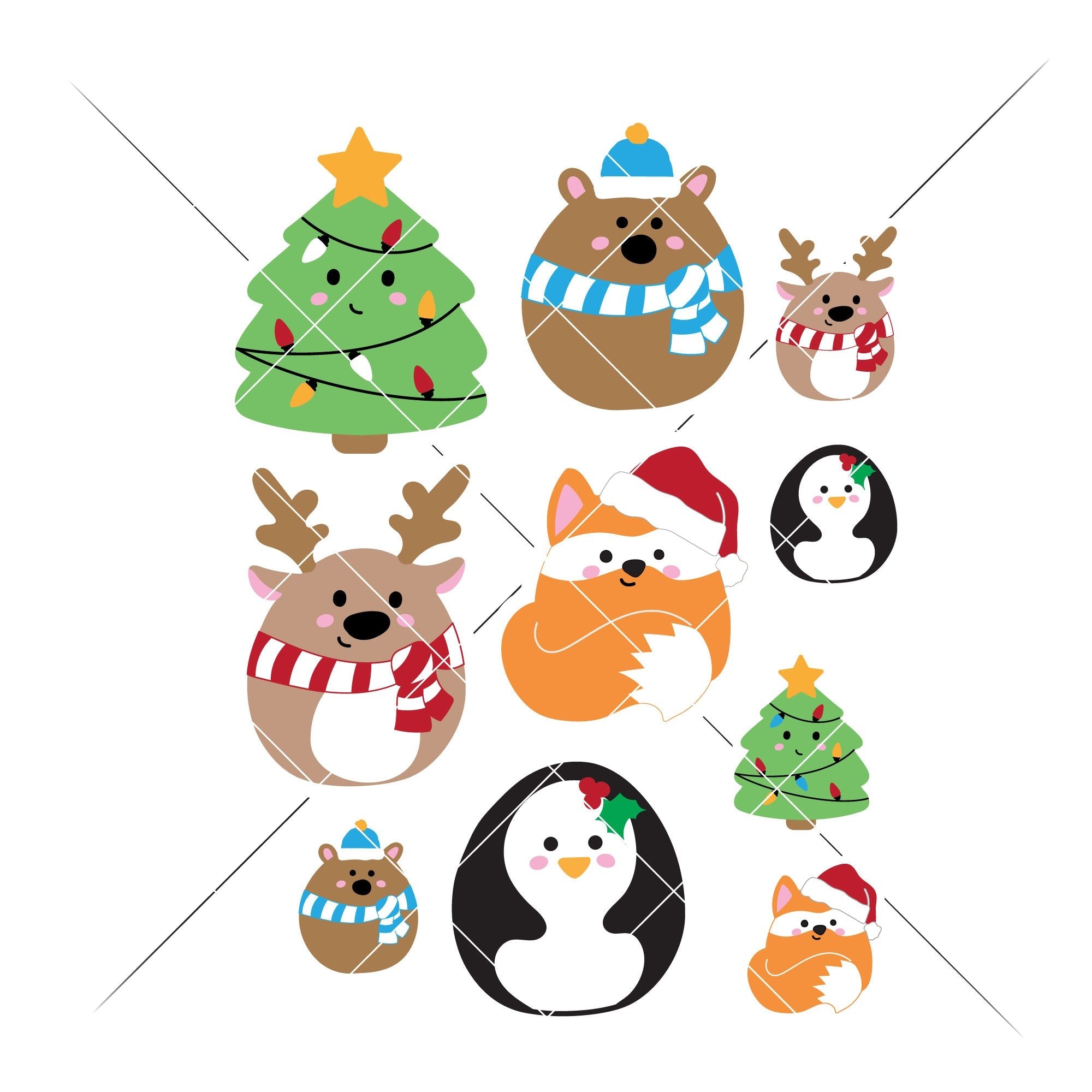Print and Cut Cute Christmas Animal Stickers PNG Chameleon Cuttables LLC | Chameleon Cuttables LLC print-and-cut-cute-christmas-animal-stickers-png-chameleon-cuttables-llc-chameleon-cuttables-llc