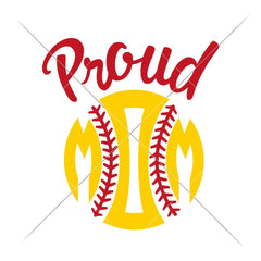 Proud Softball Mom Svg Png Dxf Eps Svg Dxf Png Cutting File