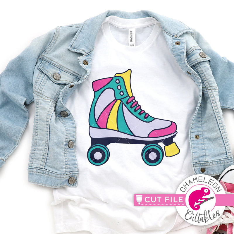 Roller Skate retro svg png dxf eps jpeg SVG DXF PNG Cutting File