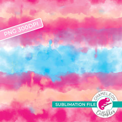 Seamless Watercolor Pattern Sublimation design Pink Blue Watercolor PNG file Sublimation PNG