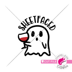 Sheetfaced Halloween Ghost svg png dxf eps jpeg SVG DXF PNG Cutting File