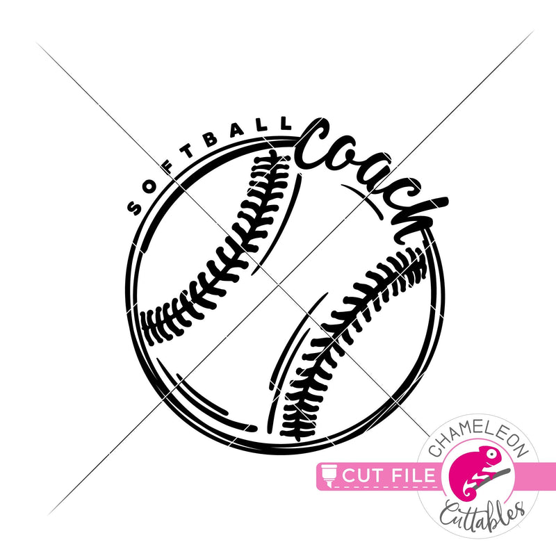 Softball Coach Sketch Drawing svg png dxf eps jpeg SVG DXF PNG Cutting File