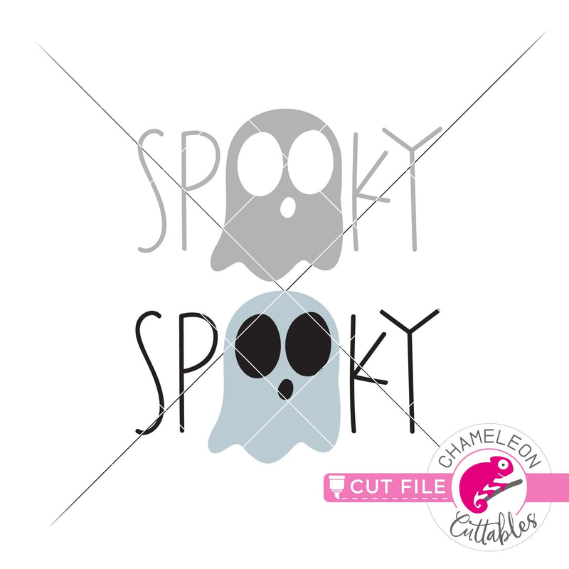 Spooky Ghost Halloween svg png dxf eps jpeg SVG DXF PNG Cutting File