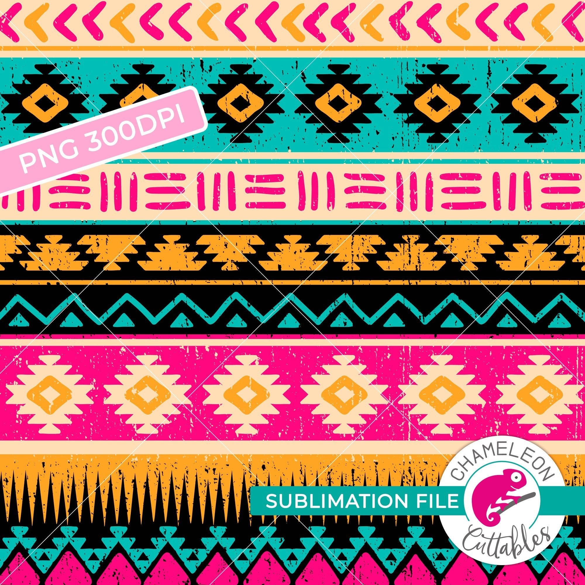Pink Aztec Print
