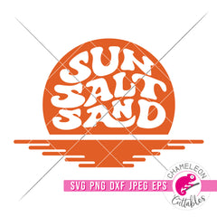 Sun Salt Sand Summer Beach svg png dxf eps jpeg