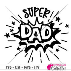 Super Dad svg png dxf eps SVG DXF PNG Cutting File