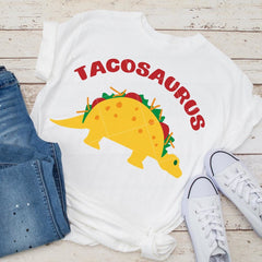 Tacosaurus Taco Dinosaur Svg Png Dxf Eps Svg Dxf Png Cutting File
