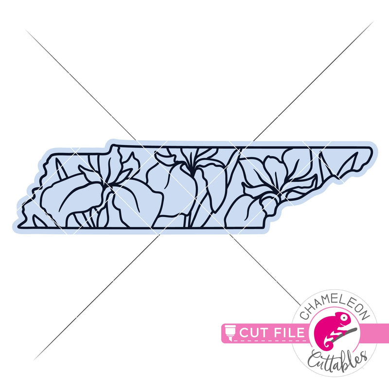 Tennessee state flower SVG png dxf eps jpeg SVG DXF PNG Cutting File